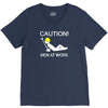 caution men at work V-Neck Tee