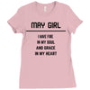 May Girl Ladies Fitted T-Shirt