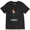 i rebel V-Neck Tee