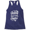 i love gardeing Racerback Tank