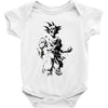 saiyan sun Baby Bodysuit