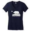 california bear Women's V-Neck T-Shirt
