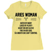 Aries Woman Ladies Fitted T-Shirt