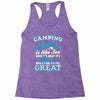 Camping Is Like Sex Racerback Tank