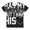 military has my soldier i have his heart All Over Women's T-shirt