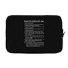 rules for dating my son Laptop sleeve