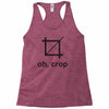 oh crop Racerback Tank