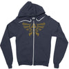 henna hylian symbol Zipper Hoodie