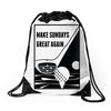 Make Sundays Great Again Shirt Drawstring Bags
