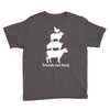 friends not food white Youth Tee