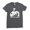 iron sheik wrestling iran funny Ladies Fitted T-Shirt