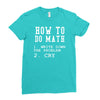 math Ladies Fitted T-Shirt