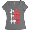 rude good better best, ideal birthday gift or present Women's Triblend Scoop T-shirt