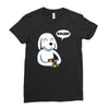 smart dog Ladies Fitted T-Shirt