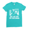 nurse lama Ladies Fitted T-Shirt