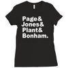 page jones plant bonham Ladies Fitted T-Shirt