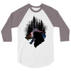Mononoke Hime Siluet 3/4 Sleeve Shirt