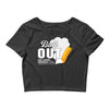 Butt Out Lung Cancer Awareness Crop Top