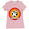 Dabbing Bunny Easter Ladies Fitted T-Shirt