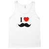i love mustache Tank Top