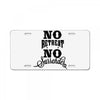 no retreat, no surrender. License Plate