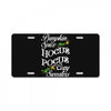 pumpkin spice hocus pocus and cozy sweaters License Plate