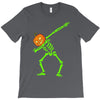 pumpkin skeleton dabbing T-Shirt