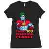 planeteer call Ladies Fitted T-Shirt