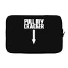 pull my cracker funny xmas christmas Laptop sleeve