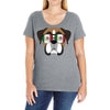 mexican boxer Ladies Curvy T-Shirt