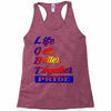 life gets better together Racerback Tank