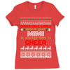santa only comes once a year mimi is always here to cheer Ladies Fitted T-Shirt