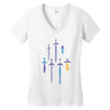 master swords Women's V-Neck T-Shirt