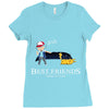best friends forever Ladies Fitted T-Shirt