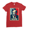 Nope Ladies Fitted T-Shirt