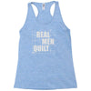 real men quilt Racerback Tank
