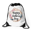 Happy Father's Day Drawstring Bags