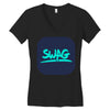 swag blu Women's V-Neck T-Shirt
