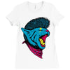 cat punk Ladies Fitted T-Shirt