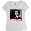 wednesday addams Women's Triblend Scoop T-shirt