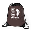 eat sleep battlefield 4, funny Drawstring Bags