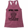 Super April Girl Racerback Tank