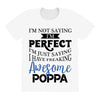 awesome poppa All Over Women's T-shirt