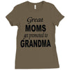 great moms get promoted to grandma Ladies Fitted T-Shirt