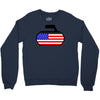 usa curling Crewneck Sweatshirt