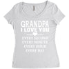 I Love You Grandpa Women's Triblend Scoop T-shirt