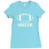 soccer Ladies Fitted T-Shirt