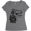 make some noise Women's Triblend Scoop T-shirt