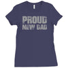 proud new dad Ladies Fitted T-Shirt