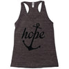 hope anchor religious Racerback Tank